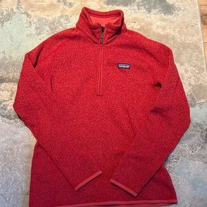 Patagonia Vibrant Red Fleece Pullover